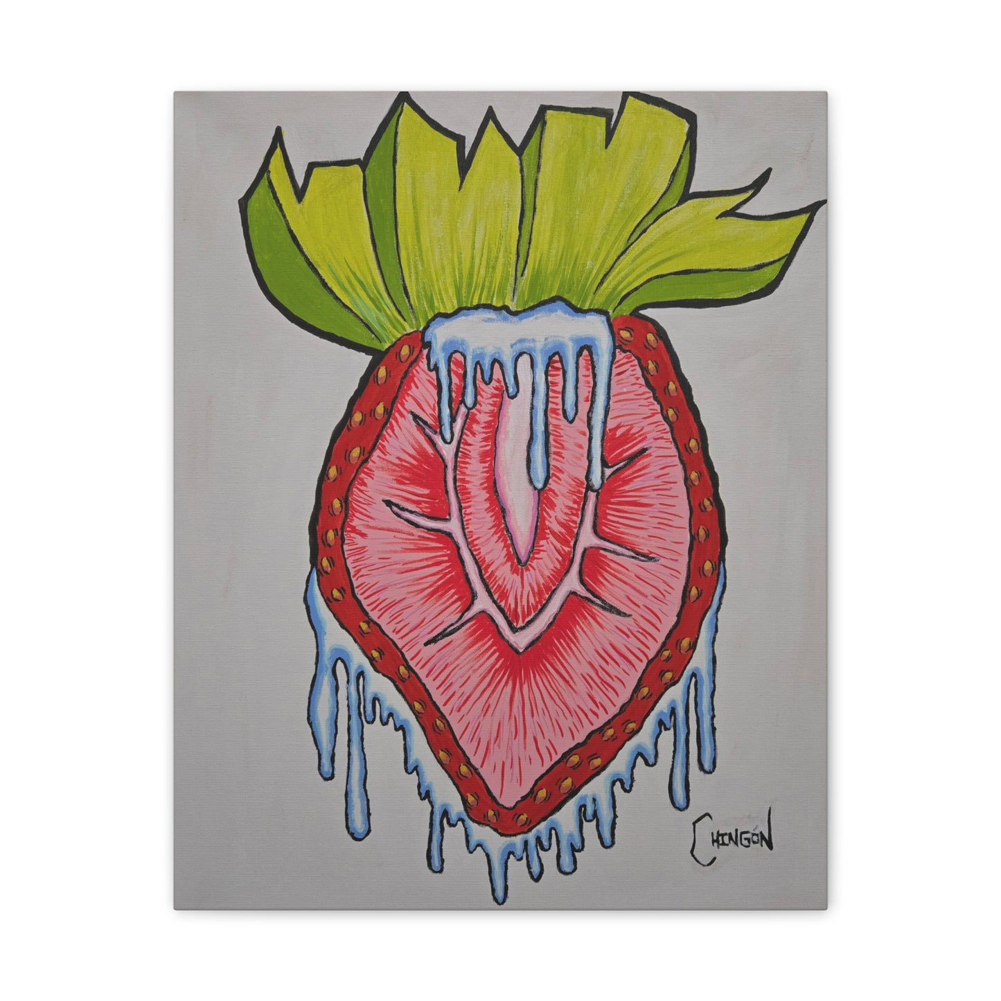 Juicy Strawberry Canvas