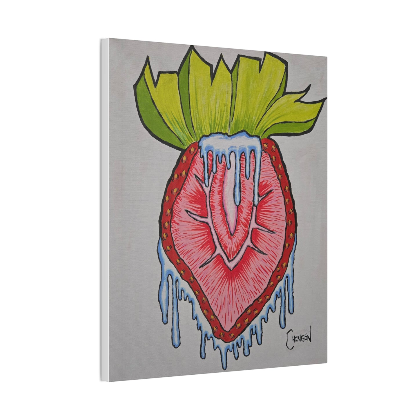 Juicy Strawberry Canvas