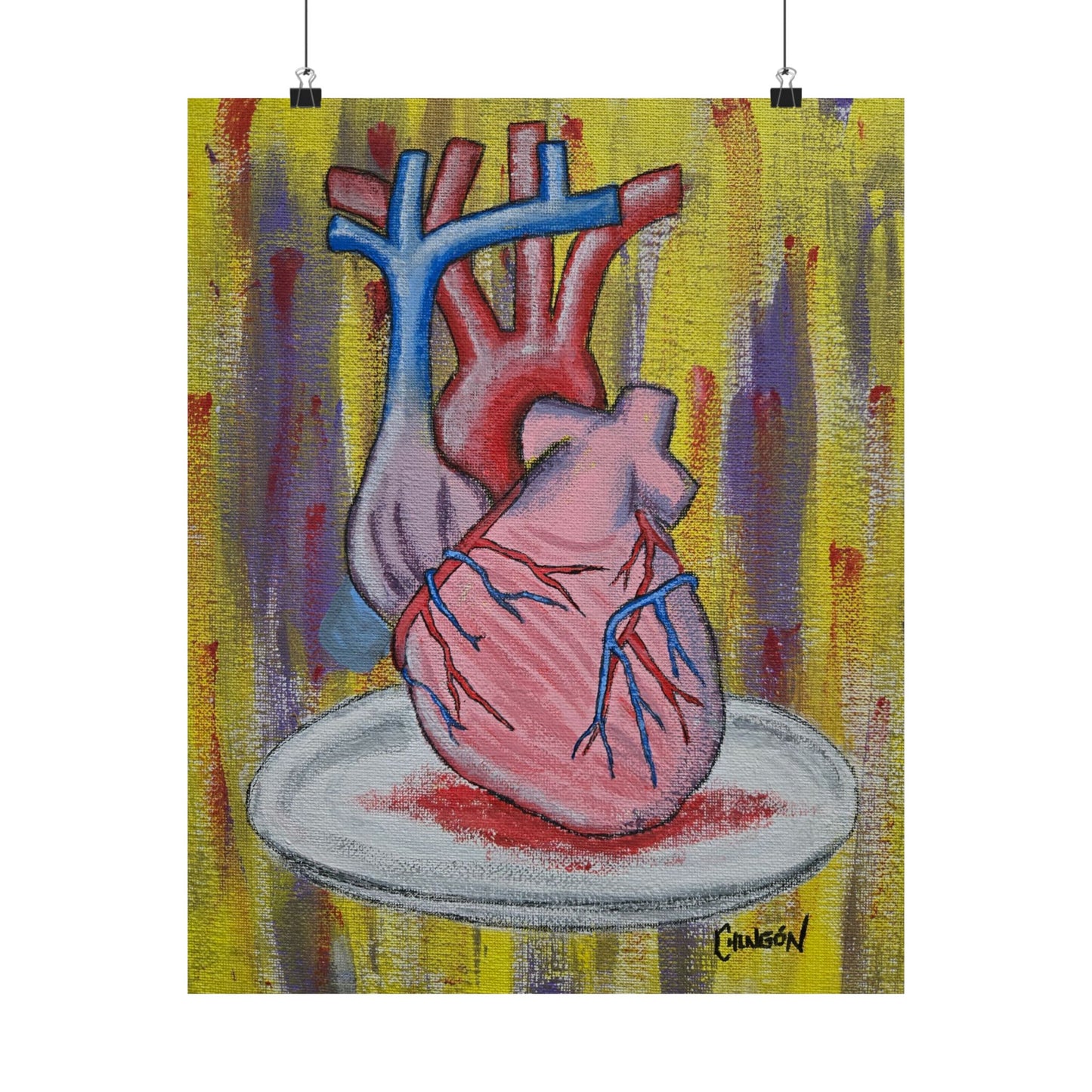 Eat Your Heart Out Art Poster