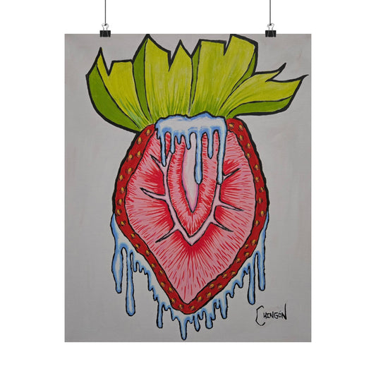 Juicy Strawberry Poster