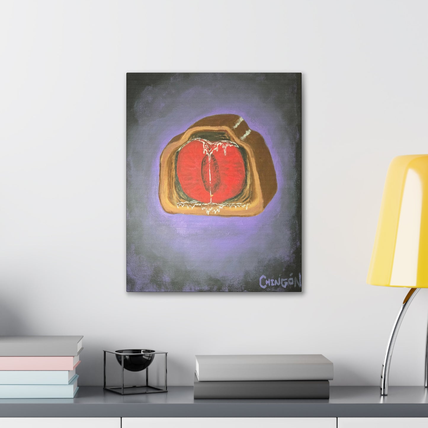 Chocolate Covered Cherry Canvas