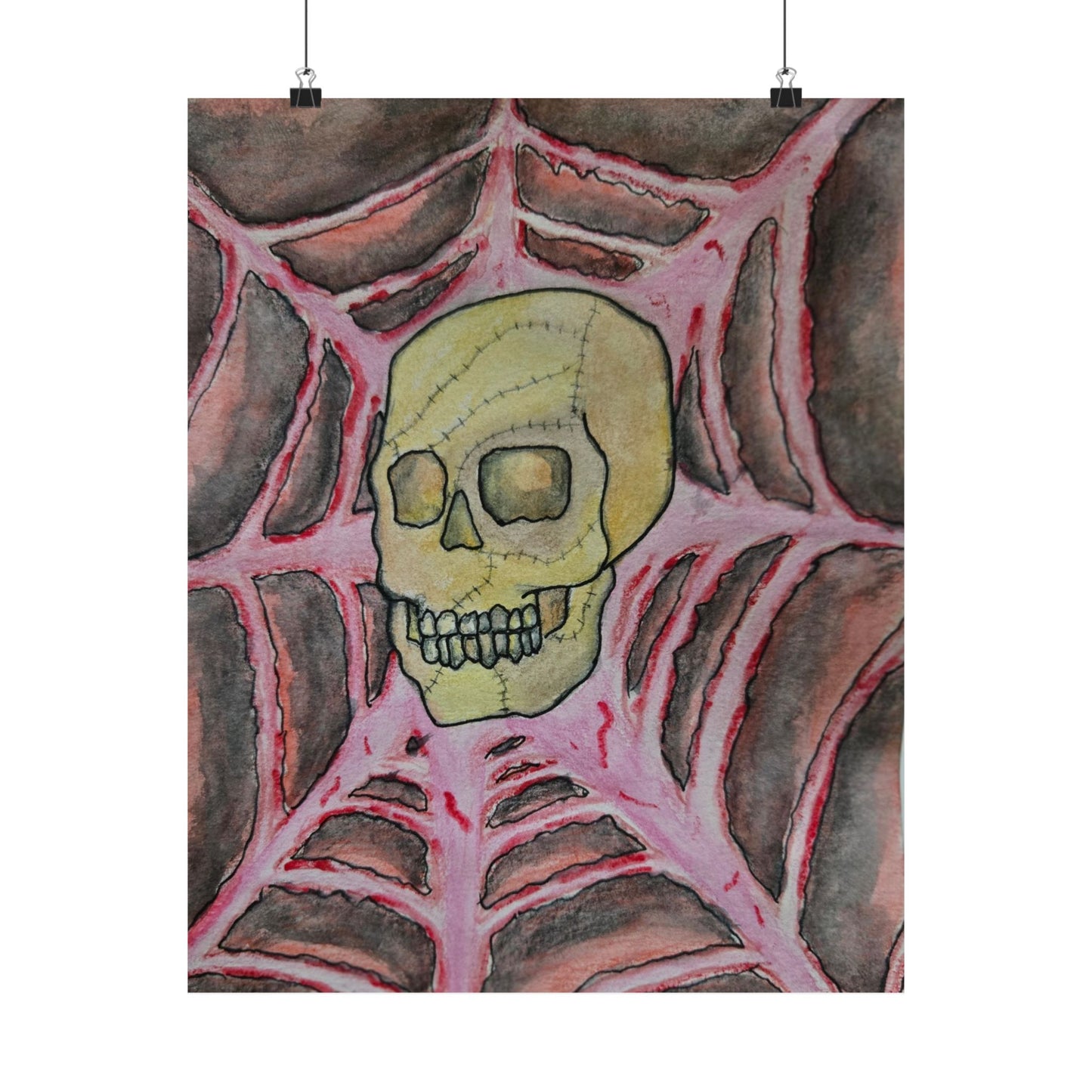Gothic Skull Poster