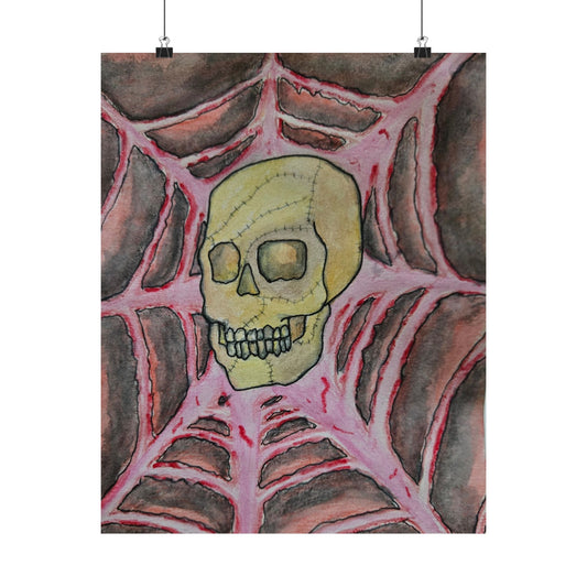 Gothic Skull Poster