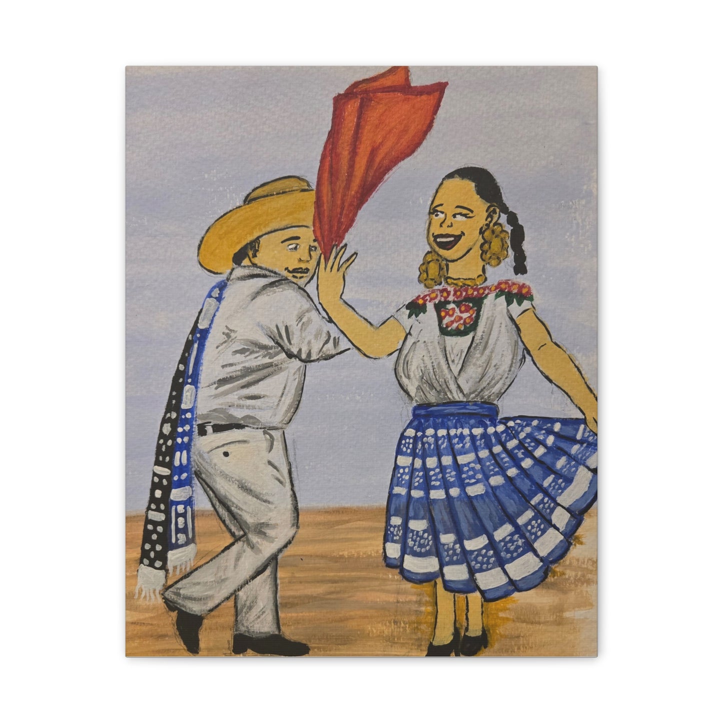 Baile Oaxaqueña Canvas