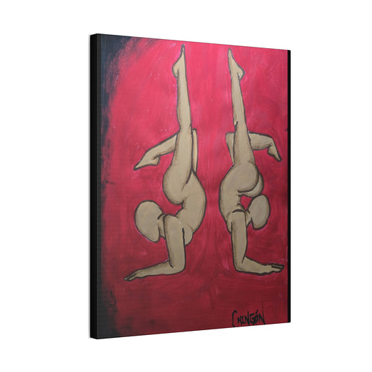 Sexy Bold Dual Yoga Contortion Canvas